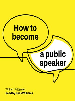 cover image of How to Become a Public Speaker